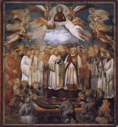 Tod und Himmelfahrt des heiligen Franziskus (Death and Ascension of St Francis) Giotto